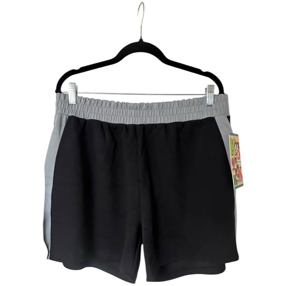 KYOYO 2PC Colorblock Lounge Set Navy Light Blue Long Sleeve Top & Shorts 2XL NWT - Picture 3 of 14